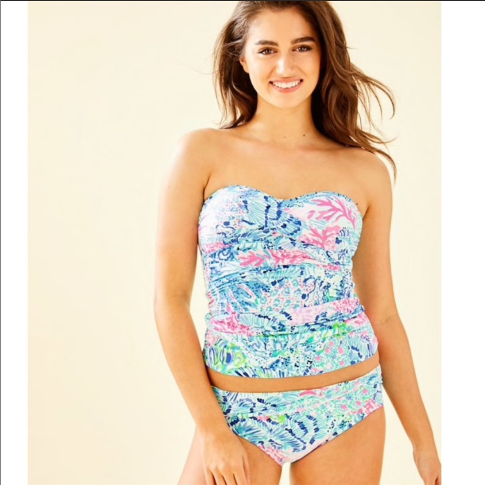 NWT Lilly Pulitzer Tankini & Bikini Bottom Size 10